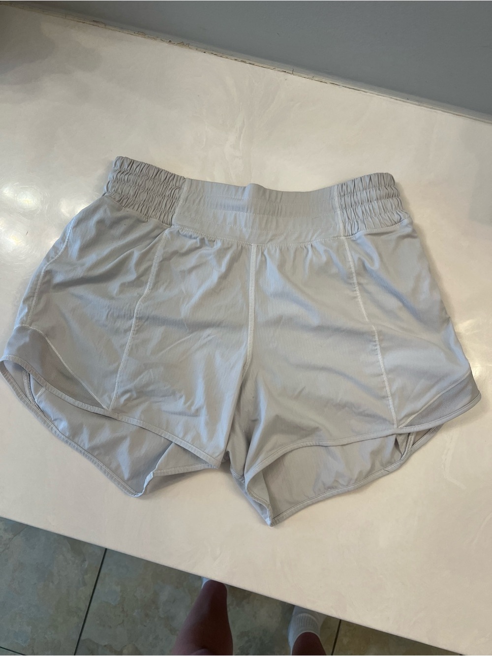 lululemon White Women's Athletic Shorts